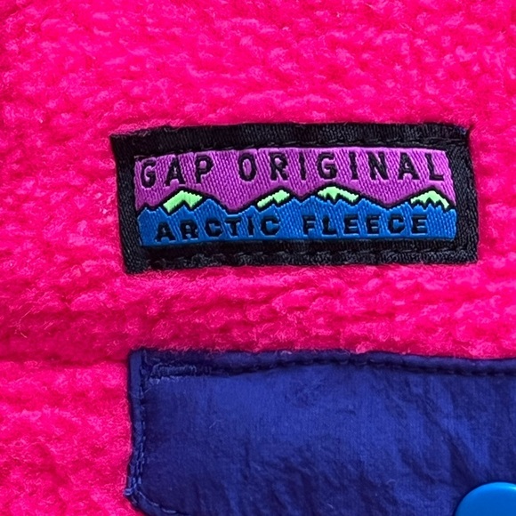 NWOT Gap Artic Fleece Size 4 Mockneck Pullover Jacket - Picture 4 of 5